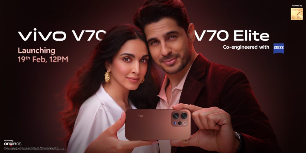 Vivo V70 மற்றும் Vivo V70 Elite  பிப்ரவரி 19 அன்று இந்தியாவில் அறிமுகம்: கேமரா மற்றும் முக்கிய அம்சங்கள் வெளிப்படுத்தப்பட்டன